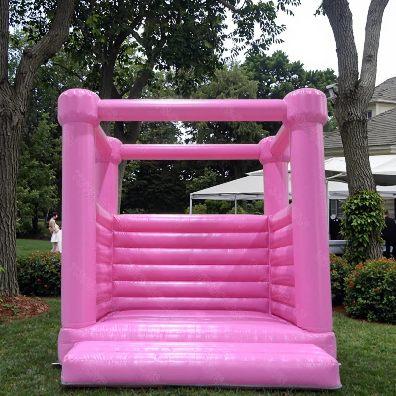 Toys-Ocean Customized White PVC Inflatable Wedding Bouncy Castle Commercial Grade Bouncer House