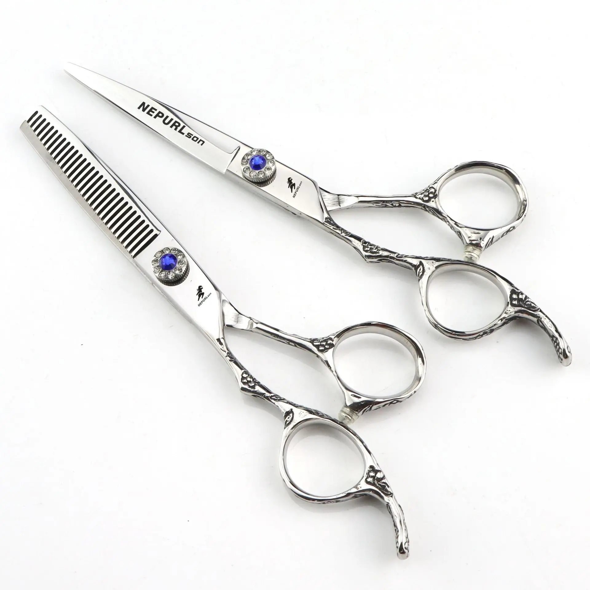 6.0-inch  hair scissors. Left-hand use only. Special for left-handed people. Hair scissors for left-handed individuals.