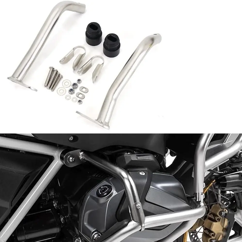 

R1250gs мотоциклетная серебряная нижняя защитная планка для BMW R1250GS R 1250 GS Adventure ADV GSA, комплект усиления защитной рамы бампера