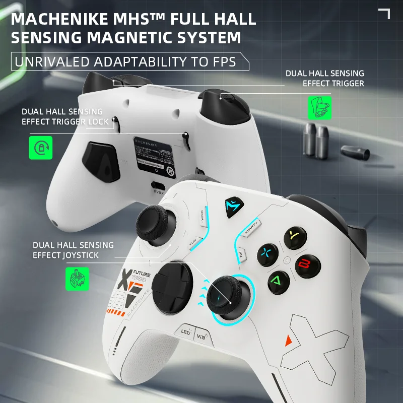 MACHENIKE G6 Gamepad For PC Control 2.4G Bluetooth Wireless Gaming Controller applies to Nintendo Switch Android Phone iOS