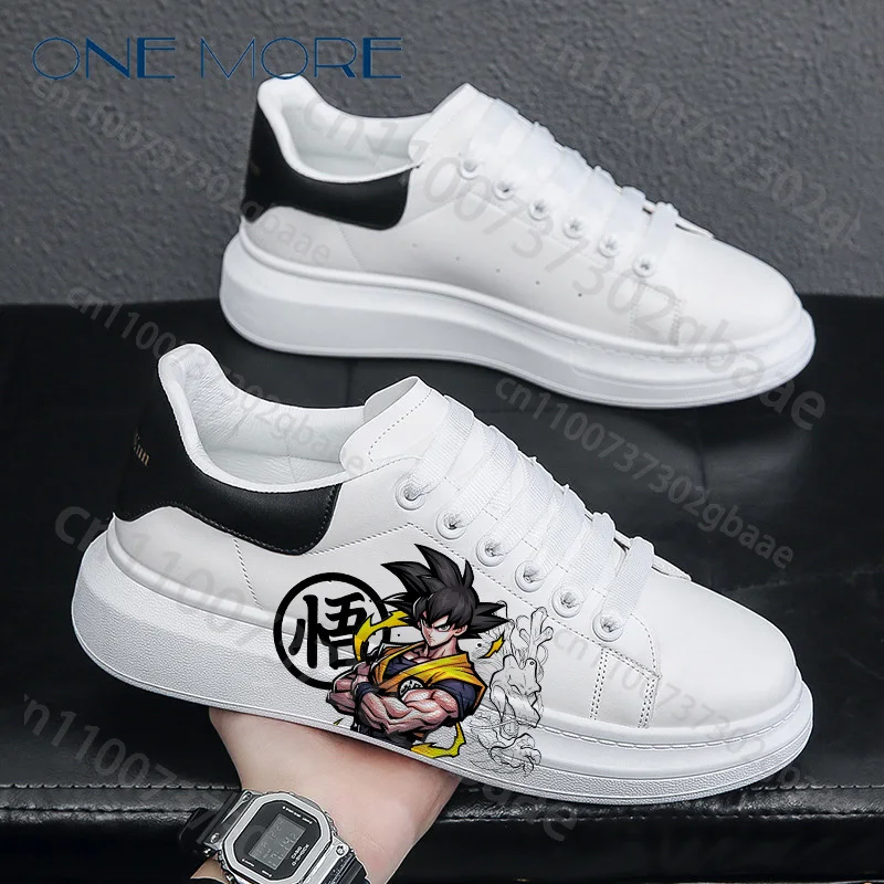 Son Goku Adult's Anime Print Tennis Shoes Man Outdoor Basketball Shoes Dragon Ball Hot Selling Products