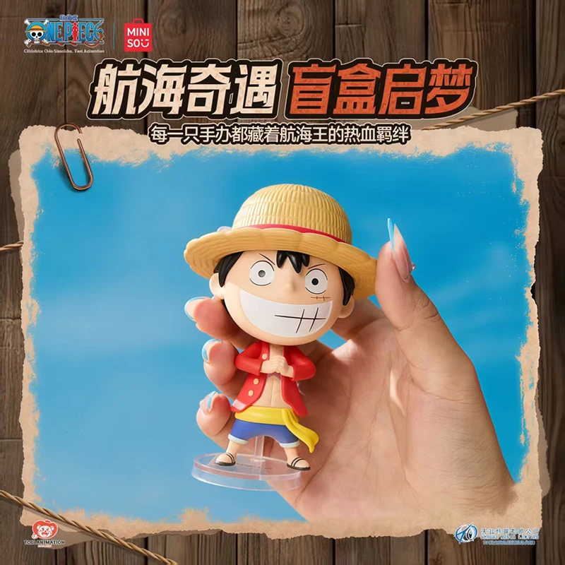 in stock Genuine One Piece Classic Character Series Blind Box LUFFY ZORO SANJI CHOPPEP NAMI ROBIN USOPP Collector Figurine Toys