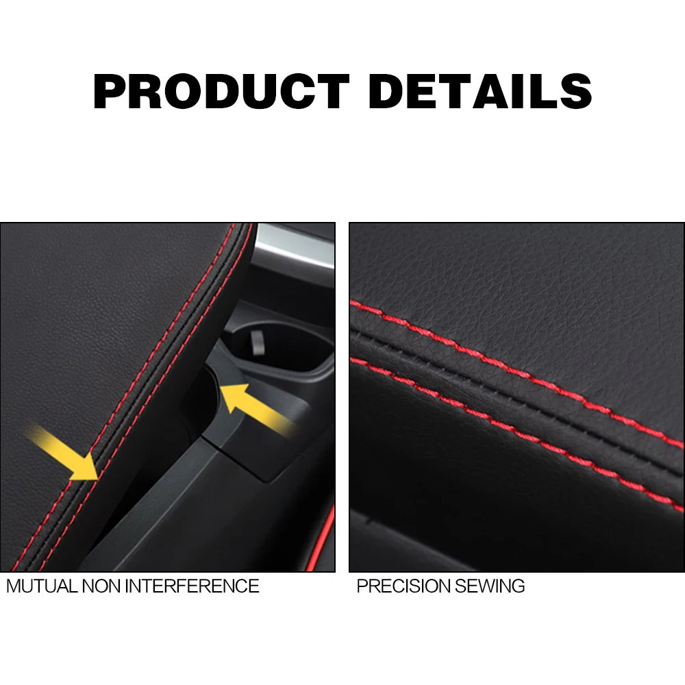 1PCS For Toyota RAV4 XA30 XA40 XA50 2006 - 2018 2019 2020 2021 2022 2023 Car Armrests Box Cover Decoration Interior Accessories