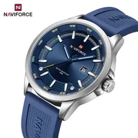 NAVIFORCE Men Business Watch Silicone Strap Wristwatches Quartz Casual Men's Watches Date Luminous Waterproof Original Clock