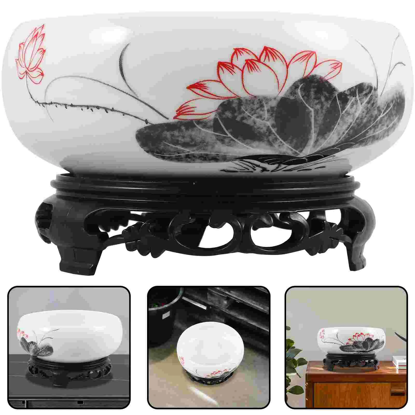 Potted Plant Hydroponic Ceramic Office Indoor Levitating Plastic Planters Flower with Base