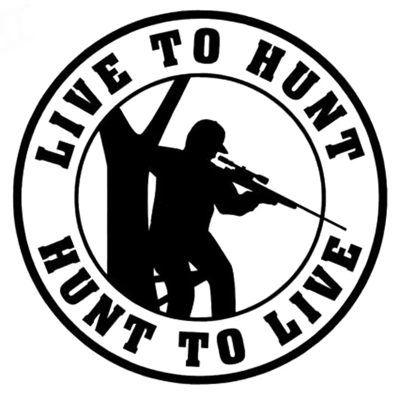 

LYKX Live To Hunt Hunting Deer Styling Decration Car Sticker Automobiles Motorcycles Exterior Accessories Vinyl Decal