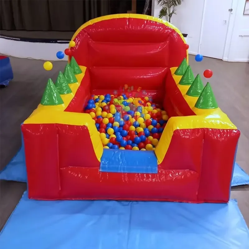 Multicolor Inflatable Ball Pit for Kids Indoor Outdoor Play Pool Fun Game Children Activity Center Safe Soft Balls Toy House
