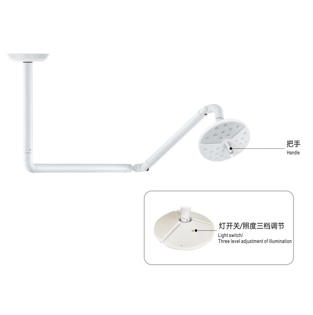 

New Upgrade 50W LED Dental Head Top Operation Lamp Surgery Veterinary Medical Wall Shadowless Examination Light