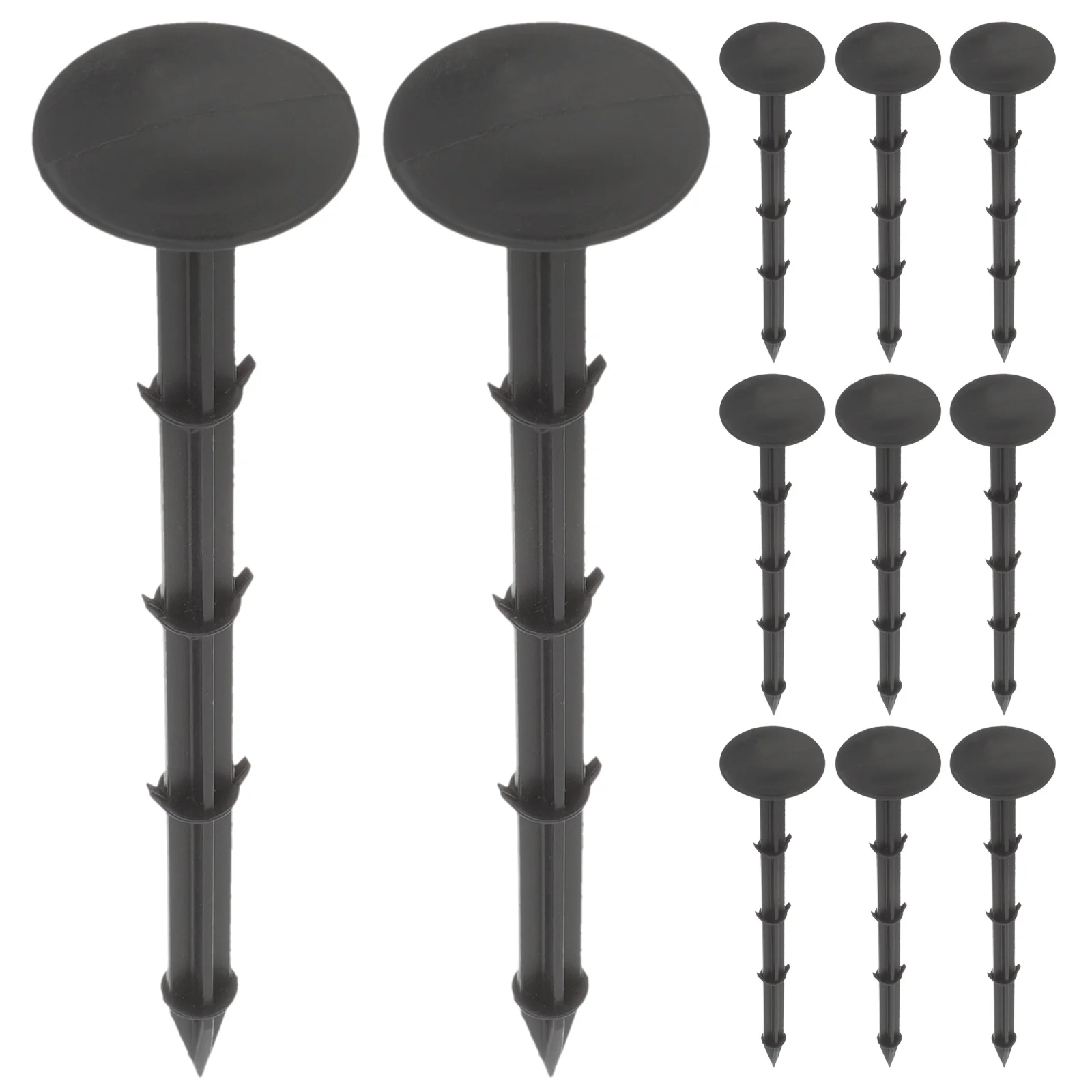 20 قطعة من القماش المضاد للأعشاب أوتاد أرضية أوتاد حديقة بلاستيكية للمناظر الطبيعية في الهواء الطلق تثبيت حواف الحديقة تأمين صفائح الأرض #5