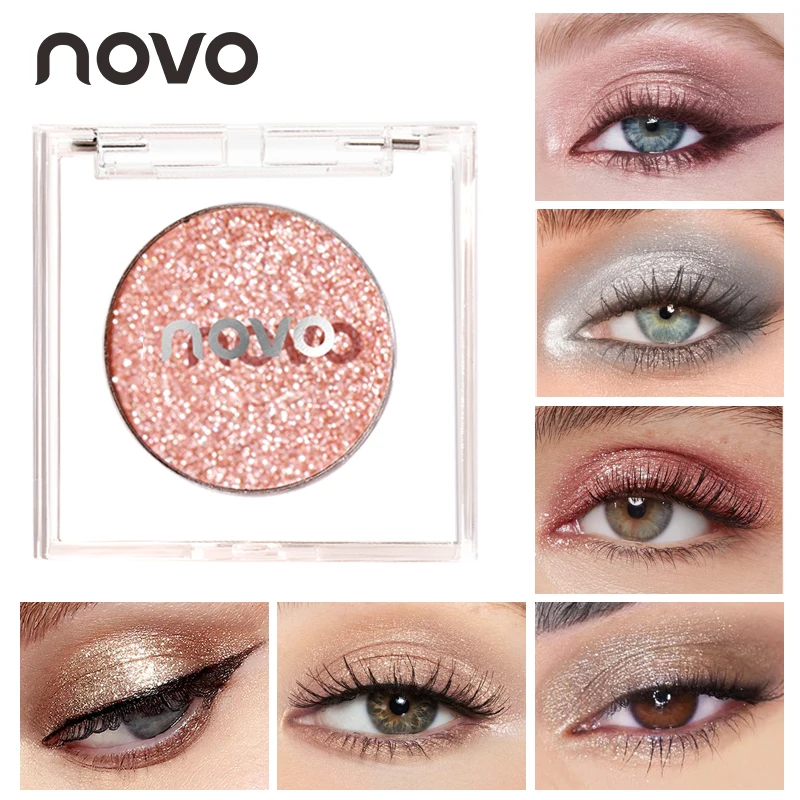 モノクロ グリッター アイシャドウ パレット、長持ち、防水、汚れ防止、輝くダイナミックなアイメイク、ナチュラルなアイメイク
