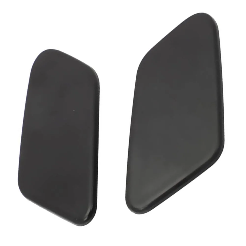 Front Bumper Headlight Cleaner Water Spray Cover Set for C8 2002 and Later ABS Headlamp Washer Nozzle Cover OEM 6438K7