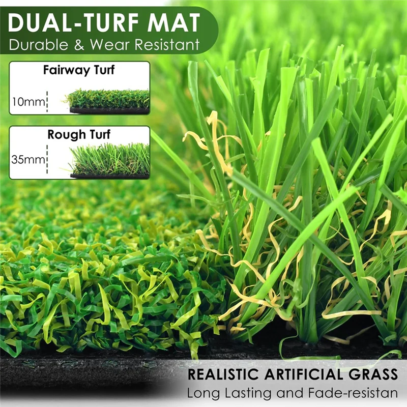 Golf Hitting Mat For Swing Detection, Path Feedback Golf Practice Mat,Golf Impact Mat For Indoor Outdoor
