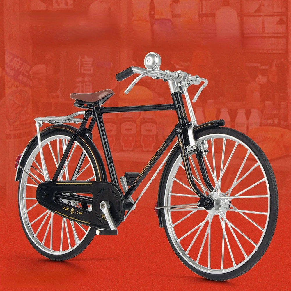 Grand modèle de vélo de montagne en alliage moulé sous pression pour adulte, vélo en métal de simulation, cadeaux de décoration, jouets pour enfants, nouveau, 1:6, Z23