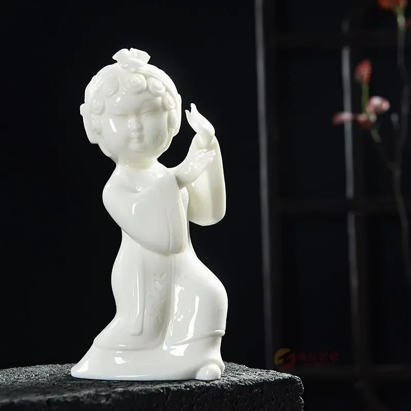 Character ornaments, ceramic Chinese style, gift characteristics abroad, gift characteristics for foreigners, handicrafts