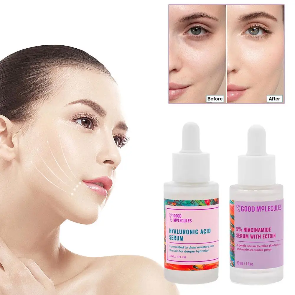 جزيئات جيدة حمض النياسيناميد جوهر الوجه ترطيب تبييض لون البشرة مصل تتلاشى حب الشباب علامة النياسيناميد العناية بالبشرة #4