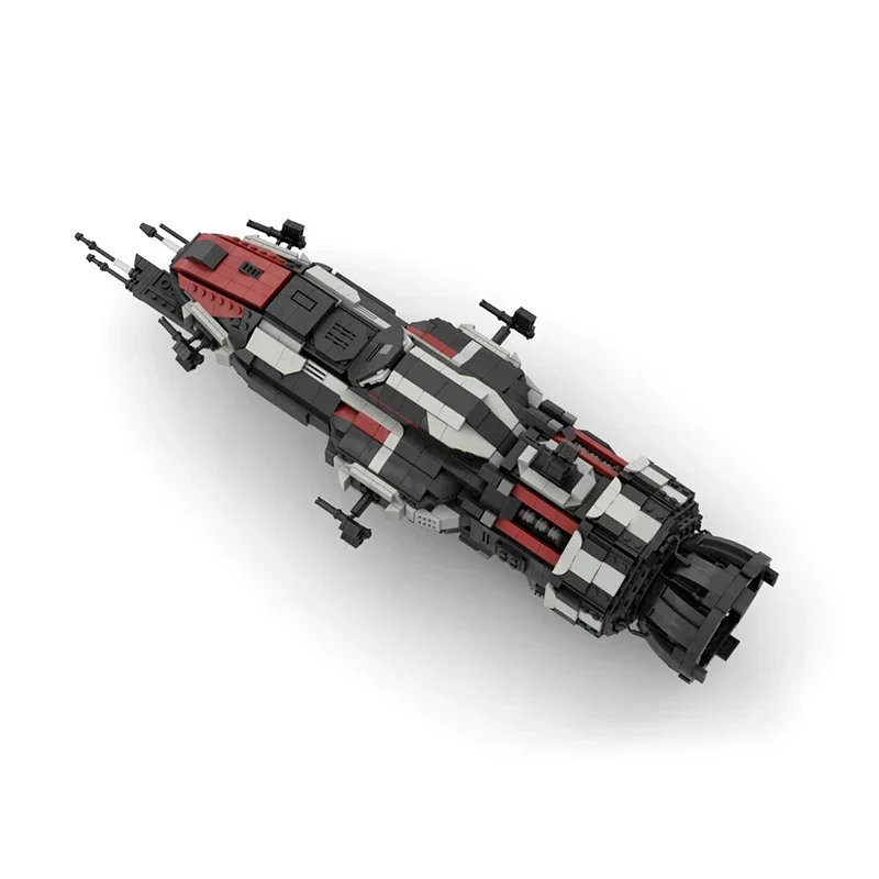 MOC Light Frigate Mid Scale Expanse Rocinante S4 Corvette-Class Building Blocks MCRN-Tachi  Warsship Brick Puzzle Toy Adult Gift