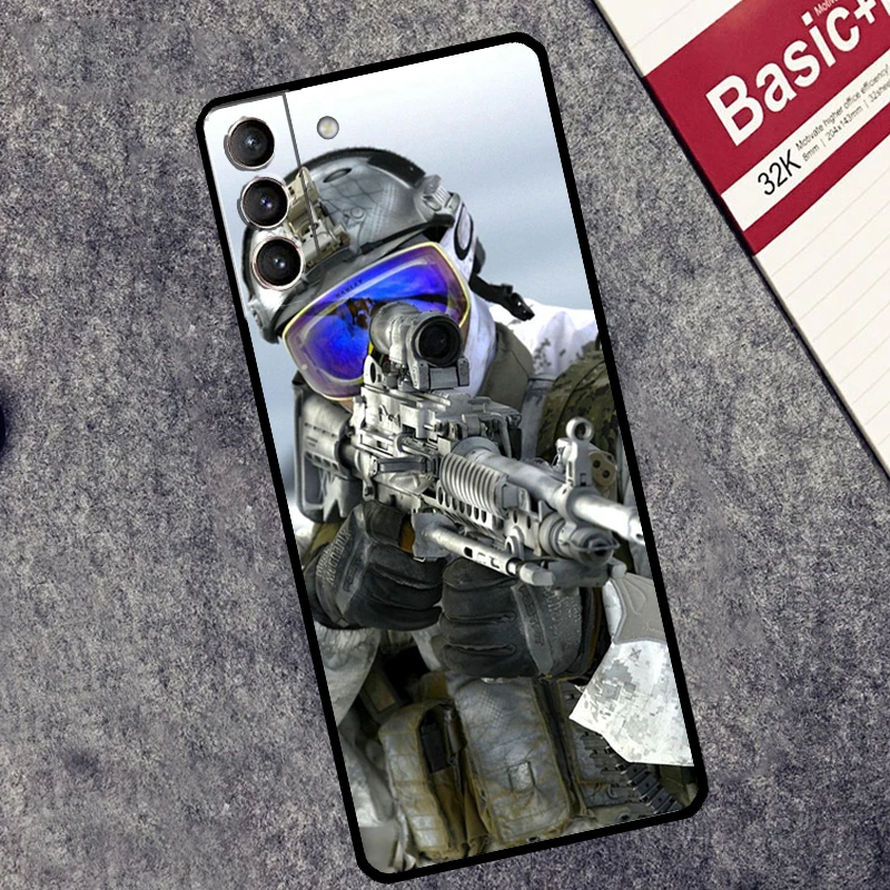 Army Soldier Special Forces Case For Samsung Galaxy S26 S25 Ultra S20 S21 S22 S23 S24 Ultra S10 Plus S25 FE Cover Coque