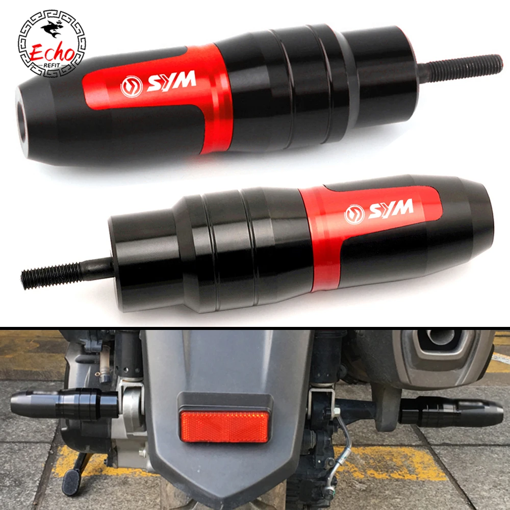 Exhaust Slider Crash Anti-collision Protection For SYM CRUISYM300 GTS300i JOYMAX Z300 Z 300 Motorcycle CNC Accessories