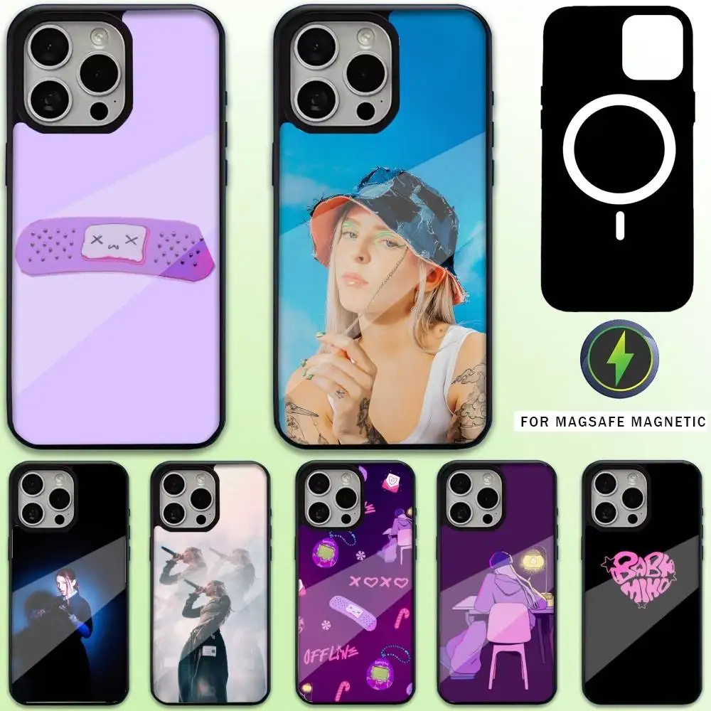 

Singer Y-Young M-Miko Phone Case For iPhone17,16,15,14,13,12,11 Plus,Pro Max Magnetic For Magsafe Wireless Charging