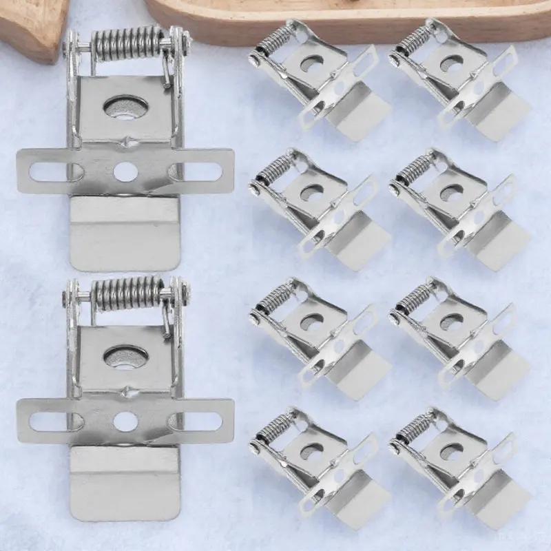 1Set Downlight Spring Clip Recessed Light Clip Securing Clamp for Spotlights Tube Lights Aisle Lights Panel Lamps Easy Install