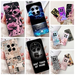 Soft Liquid Silicone Back Cover For Honor Magic 7 Pro Magic6 Lite Magic 5Lite Phone Case Marble Gothic Style Cartoon Clear Coque