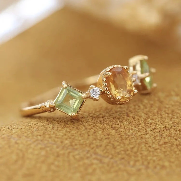 

Позолоченное кольцо с кристаллами, предотвращающее пожелтение, женское, простое, винтажное, роскошное, с дизайном в виде цветка артишока, открытое, на палец, ювелирное украшение