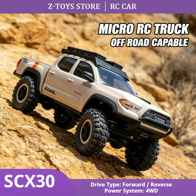 Outdoor Adventure Box - Axial 1/30 SCX30 Tacoma, véhicule tout-terrain