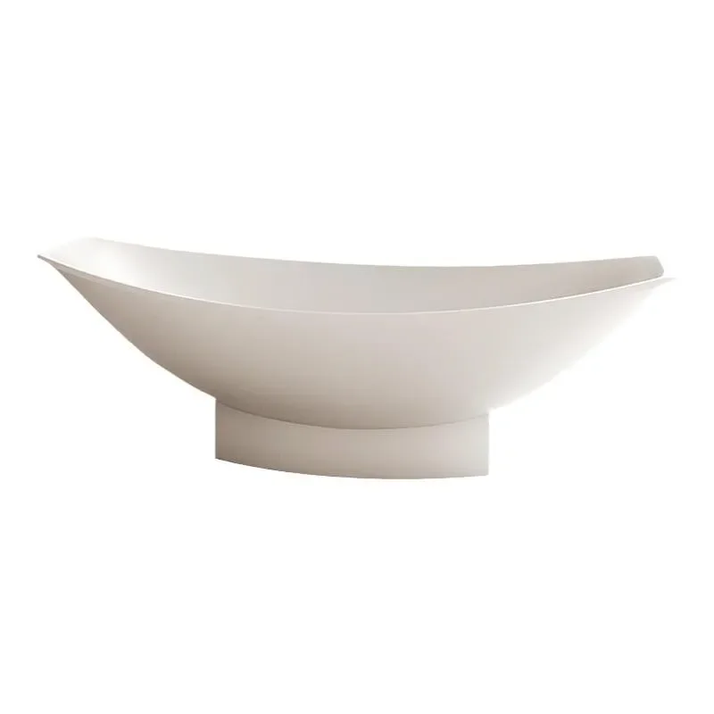 Suspended artificial stone bathtub Hammock type boat-shaped home stay Independent bath