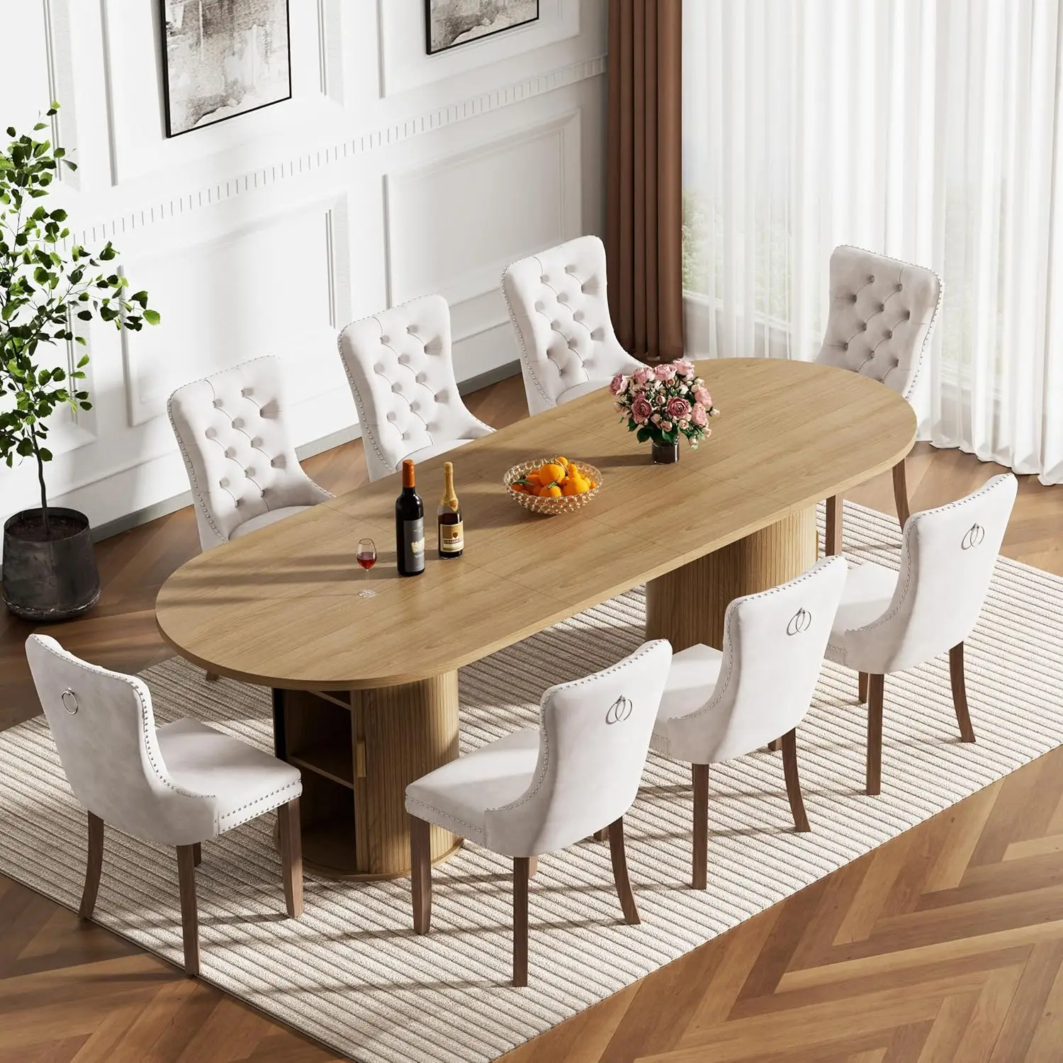 Extendable 8-Seat Dining Set 2