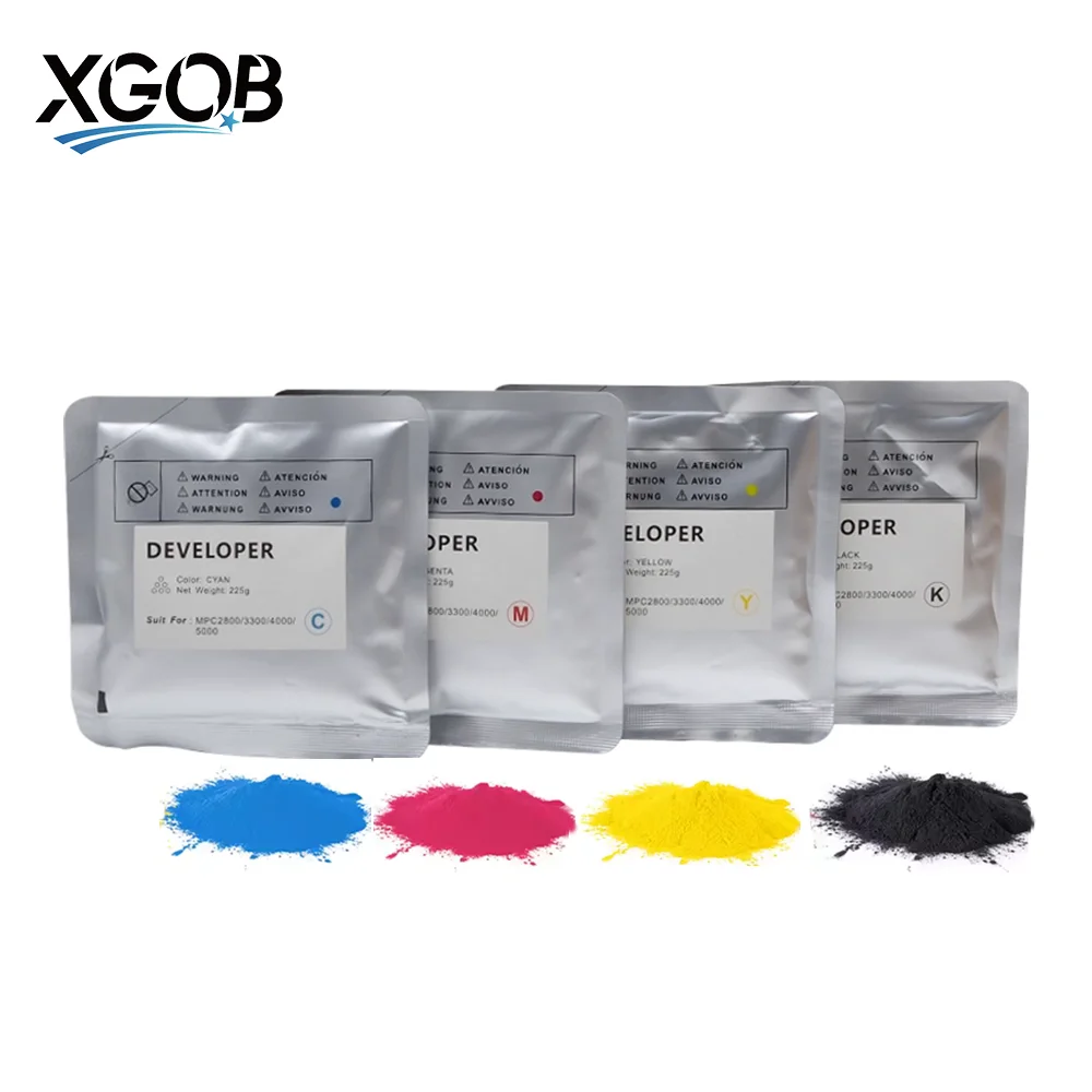 

1 сумка, порошок разработчика MPC4000 для Ricoh MP C2800 C3300 C4000 C5000, высокое качество, совместимый японский железный держатель 225 г