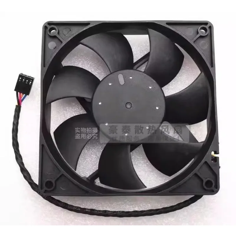 New Cooler Fan for AVC DATA1225B2G 12V 1.02A 7M05F 12025 12CM Double Ball 4 Line Fan 120 * 120 * 25MM