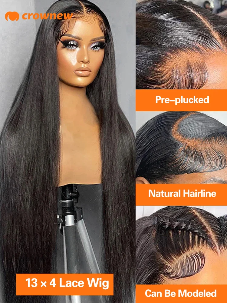 100% Human Hair Hd Lace Frontal Wig Straight Lace Front Wigs Human Hair 13X4 Lace Front Wig Human Hair Glueless Human Hair Wig