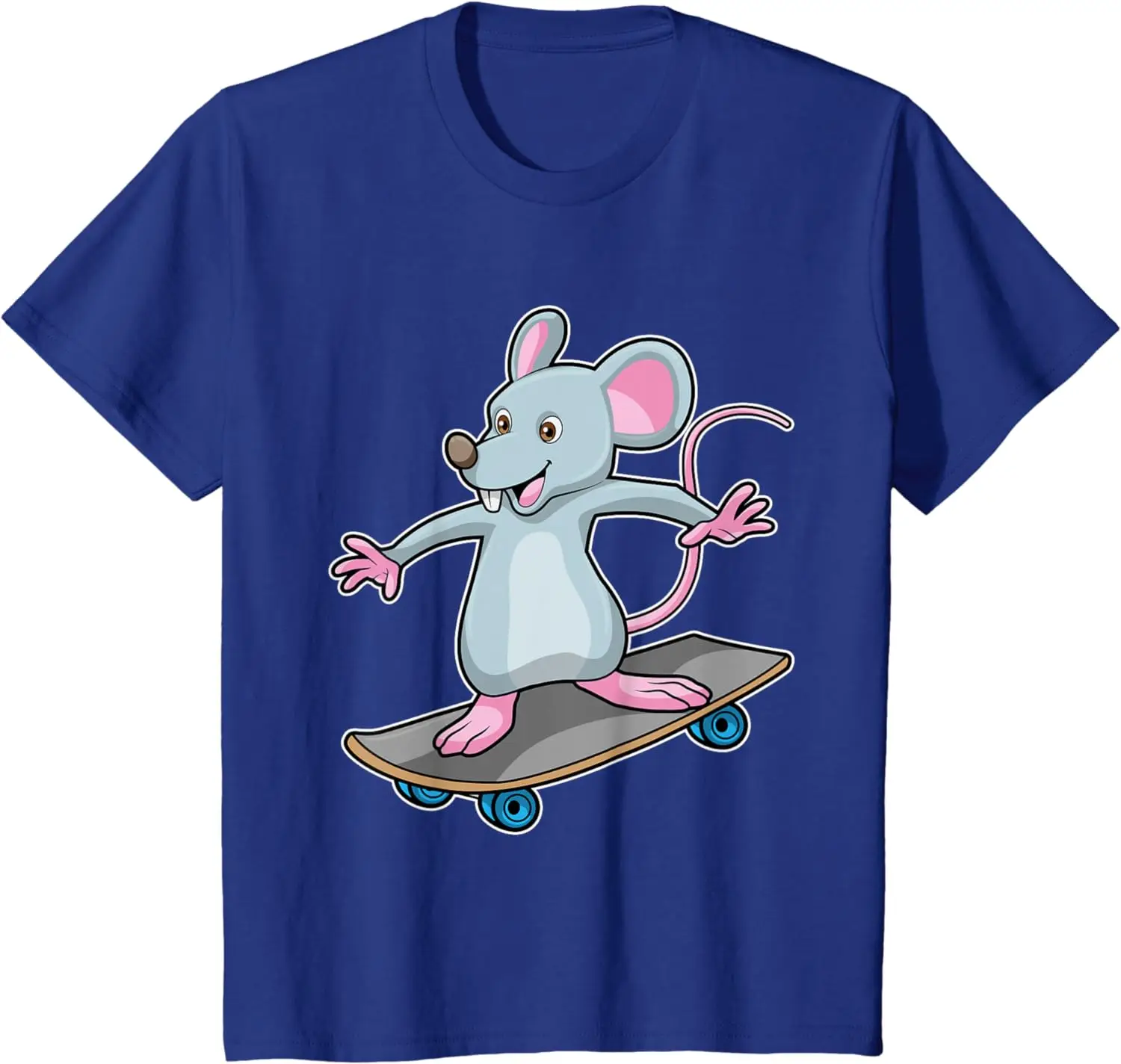 Mouse Skater Skateboard Sports T-Shirt