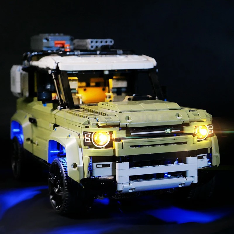 2600 pçs técnico fora de estrada defender esportes carro blocos de construção 42110 conjunto modelo moc veículo brinquedos tijolos modelo para meninos adulto presente