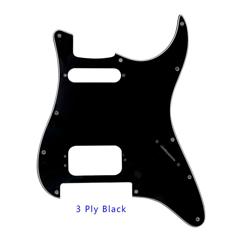 Custom Guitar Pickguard - For US 11 Screw Holes Stratocaster With Floyd Rose Tremolo Bridge deluxe Humbucker HS No Control Knob