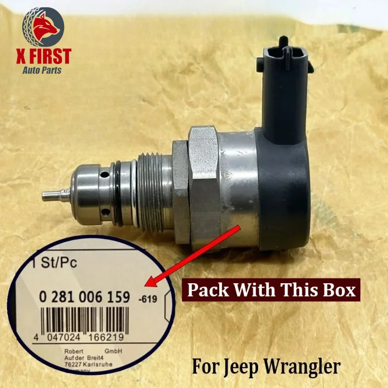 0281006159 Common Rail Pressure Regulator Diesel Fuel DRV 281006159 0445214233 68092292AA K68092292AA