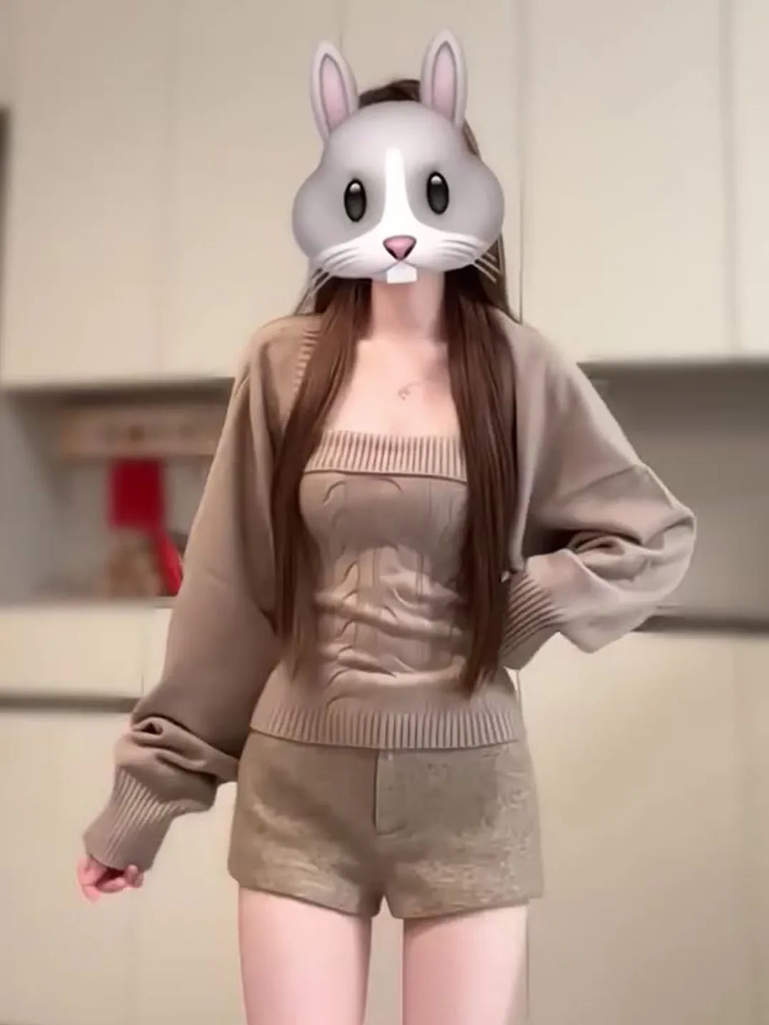 

Autumn Winter New Style Lazy Fashion High End Knitted Long Sleeve Open Cardigan Inner Tank Top Elegant Top Two Piece Set