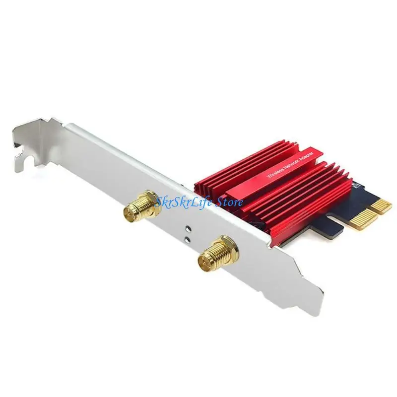 

E65E PCIe беспроводной адаптер Wi -Fi 5 сетевой карта 802.11ac 1200 Мбит / с двойной полосы
