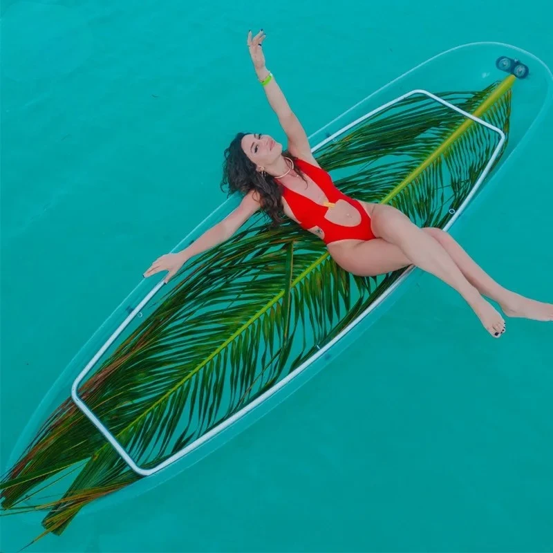 Outdoor Transparent Kayak Outdoor Waterproof Anti-collision Transparent Crystal Boat Canoe