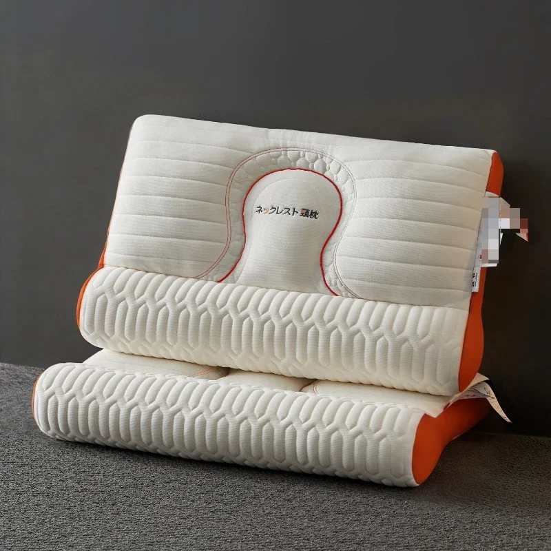 Knitted Pillow for Cervical Neck Protection Headrests for Adults and Home Use Helps Sleep Pillow Core Versatile for All Seasons
