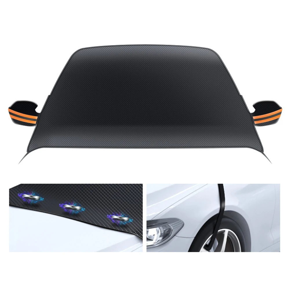 

Weather Shield Car Windscreen Cover Ice Frost Shield Magnetic Windshield Cover Auto Protection Year-Round Protection