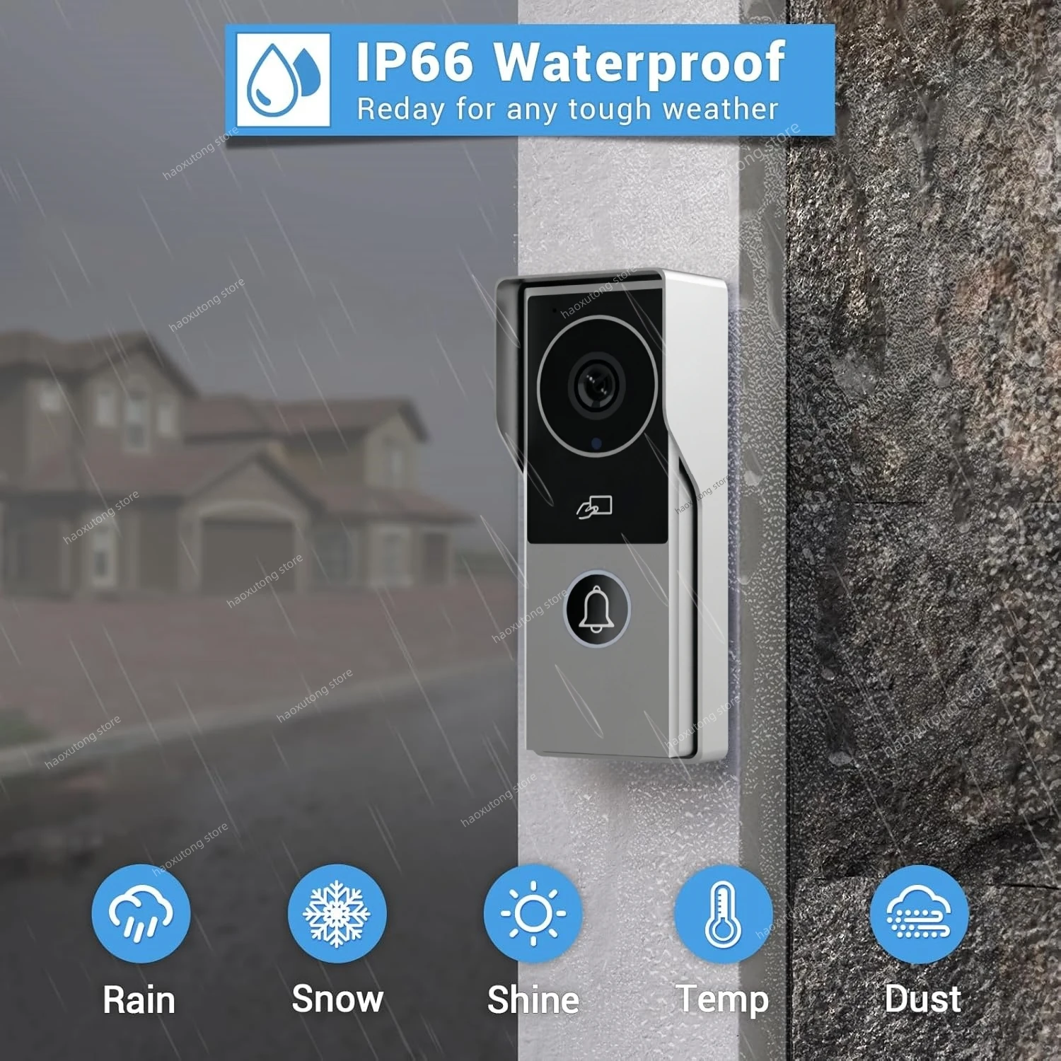 Tuya Smart Home Wifi Video Doorphone 1080P Wireless Doorbell Camera 10" Multifamily Apartment Video Door Entry Intercom System