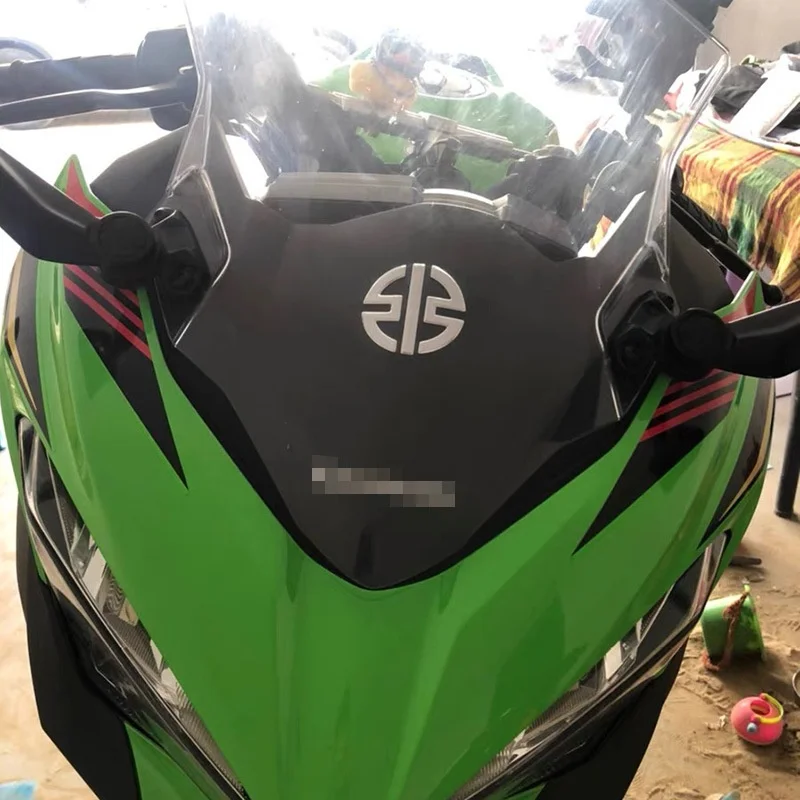 Logo Sticker Suitable For Kawasaki KAWASAKI H2 NINJA H2R Decal 3D Motorcycle Front Sticker