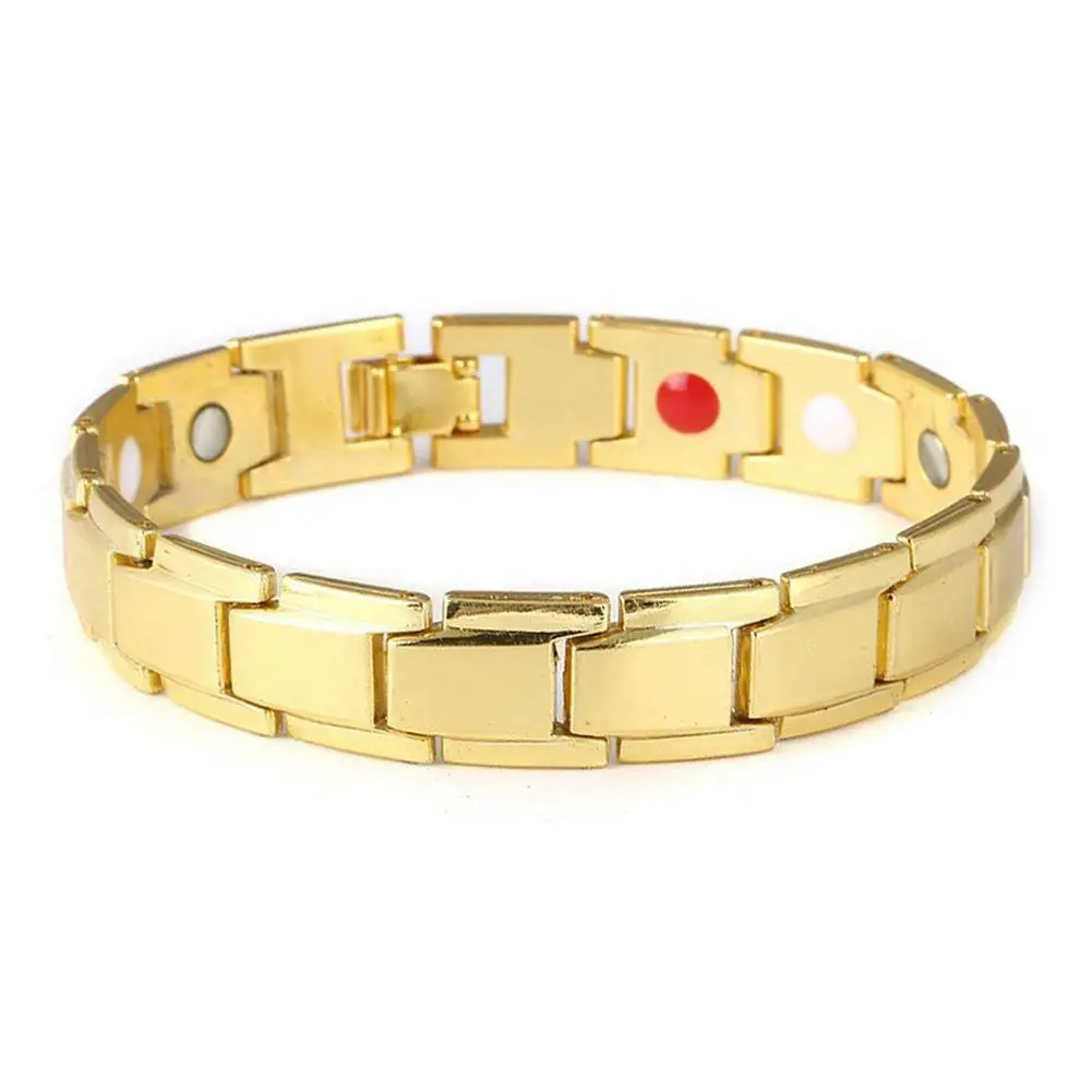 Stainless Steel Magnetic Bracelets for Arthritis Pain Relief Therapy Elastic Bangle Bracelet Jewelry Health Slimming Weight X0Y6 image 2