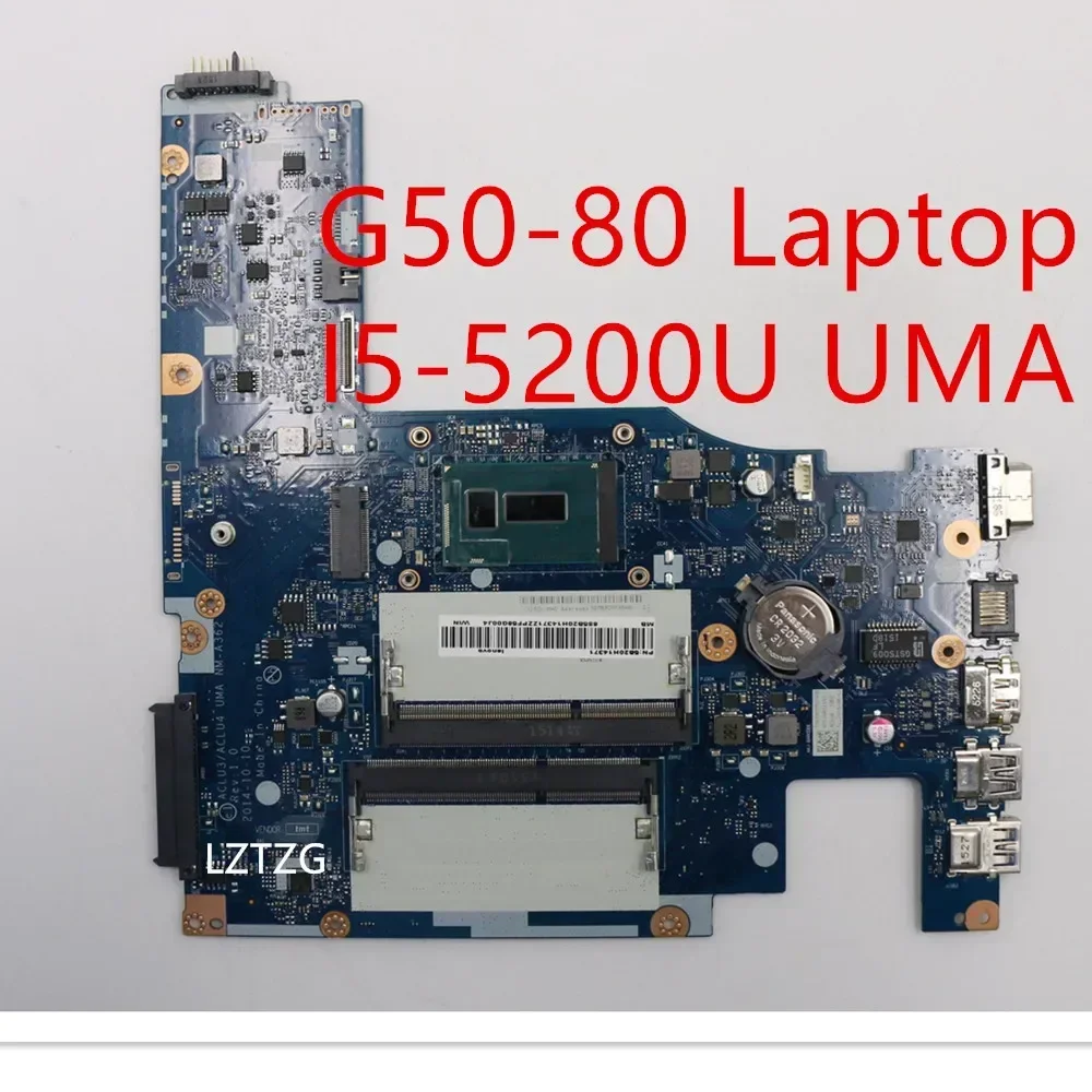 Motherboard For Lenovo G50-80 Laptop Mainboard I5-5200U UMA 5B20H14371