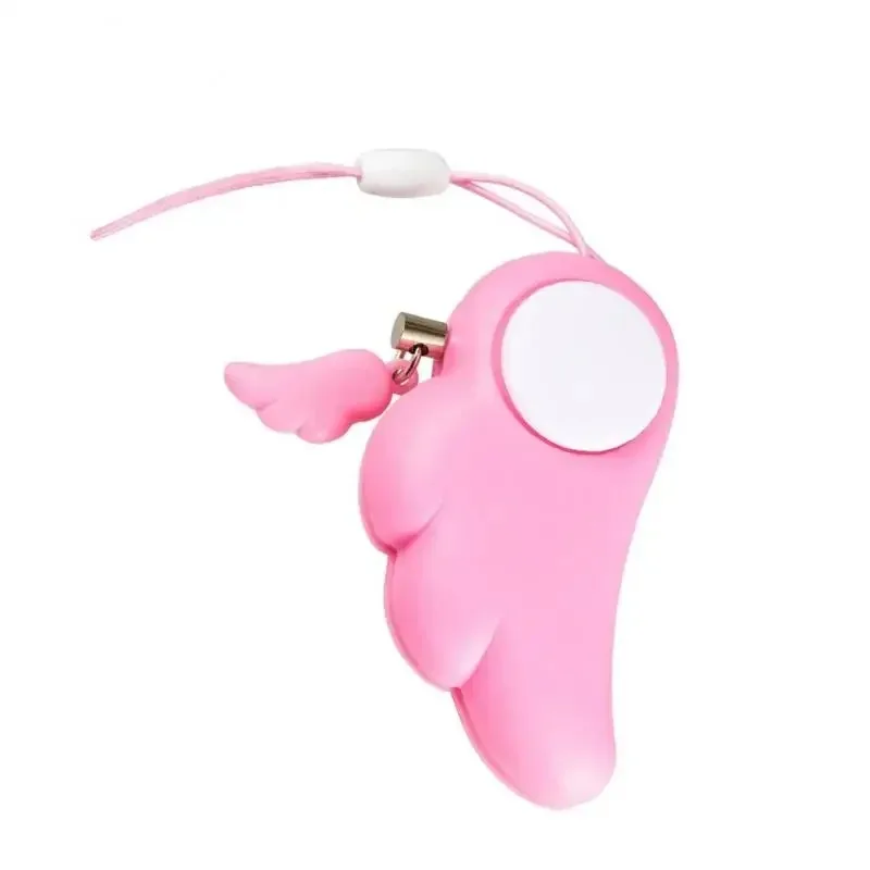 Porte-clés d'alarme d'urgence d'autodéfense pour enfants, alarme de protection personnelle, sécurité, anti-attaque, alarme forte pour filles et femmes 90db