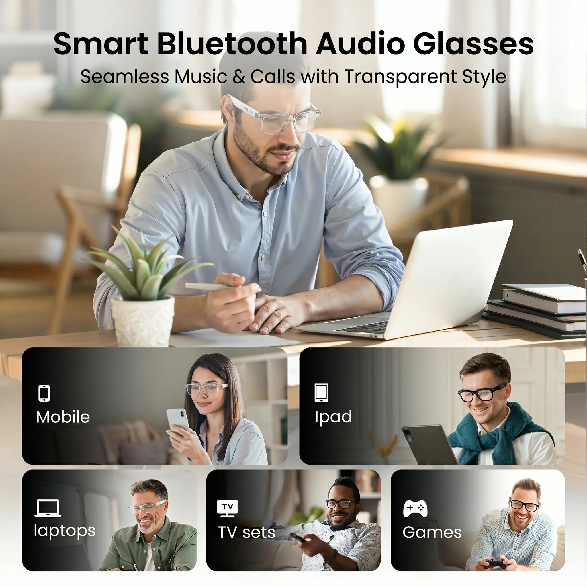 スマートBluetoothグラス 多機能テクノロジー 偏光オ - Smart Audio Glasses Bluetooth Polarized のレビューと価格