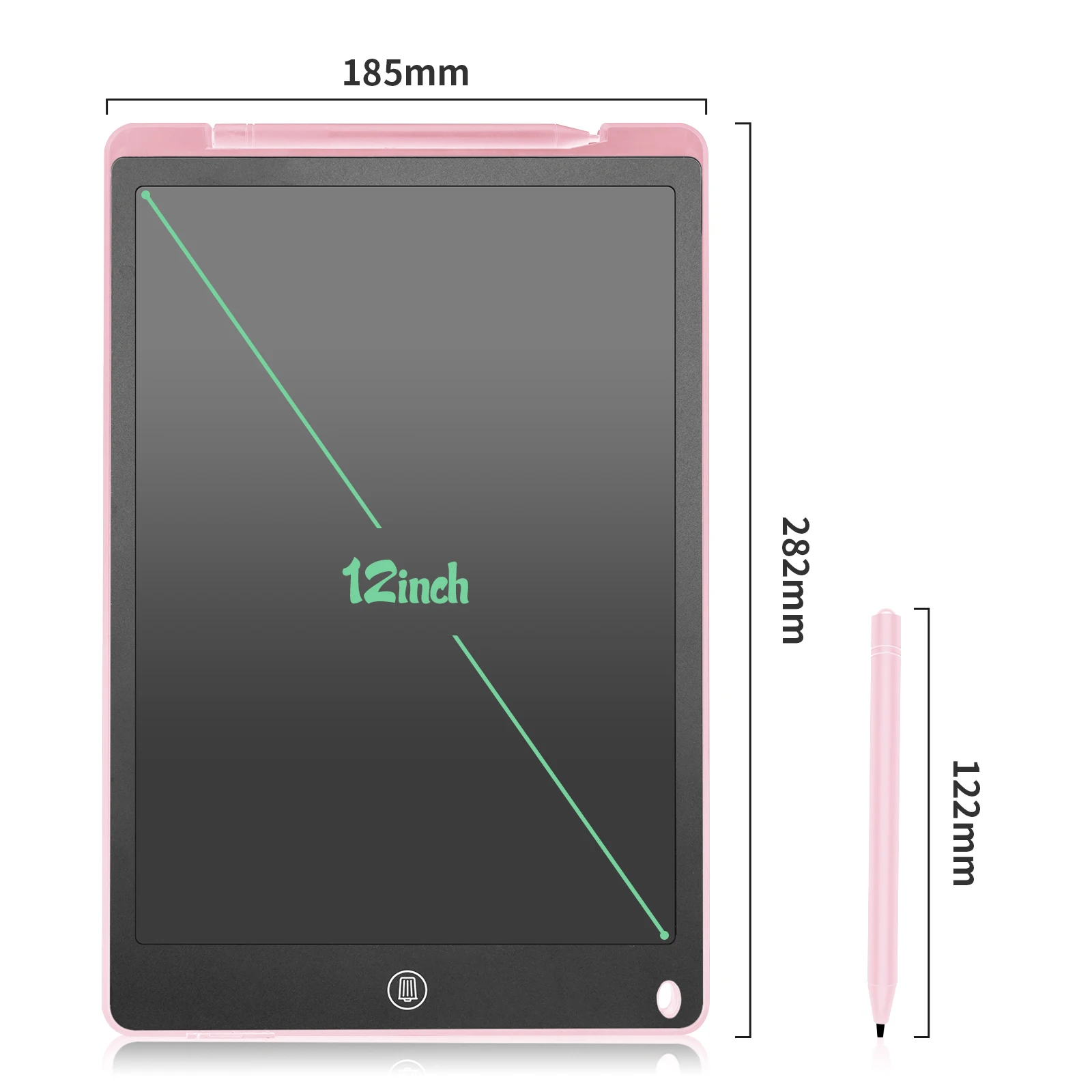 Imagem -02 - Polegada Tela Lcd Colorida Prancheta de Desenho Eletrônico Escrita Tablet Almofada Ferramenta Pintura Sketchbook Desenho Pad Novidades 12