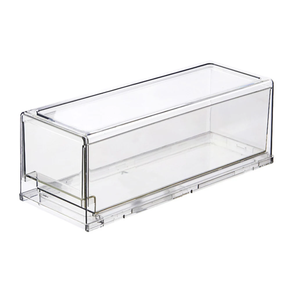 

Organizer Drawer Refrigerator Vegetable Fruit Container Box Transparent Pantry Storage Solution Pull Out Fridge Food Storage