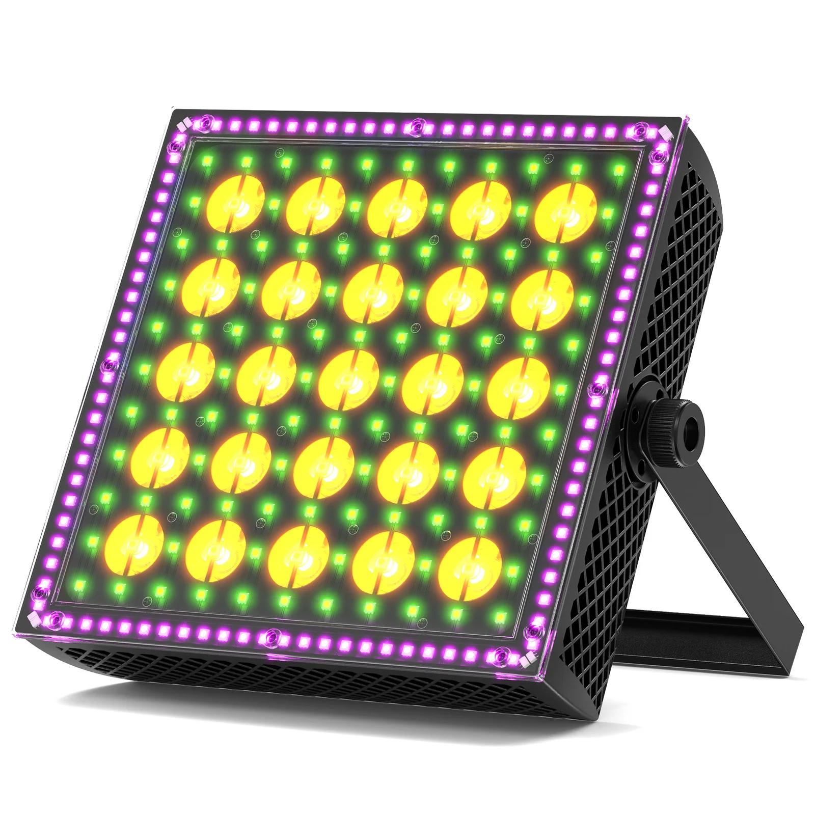 U'King 200W LED Wandfluter DMX512 Golden&RGB LED Pixel-Licht Wandbeleuchtung Bühneneffekt für DJ Disco Hochzeit Party